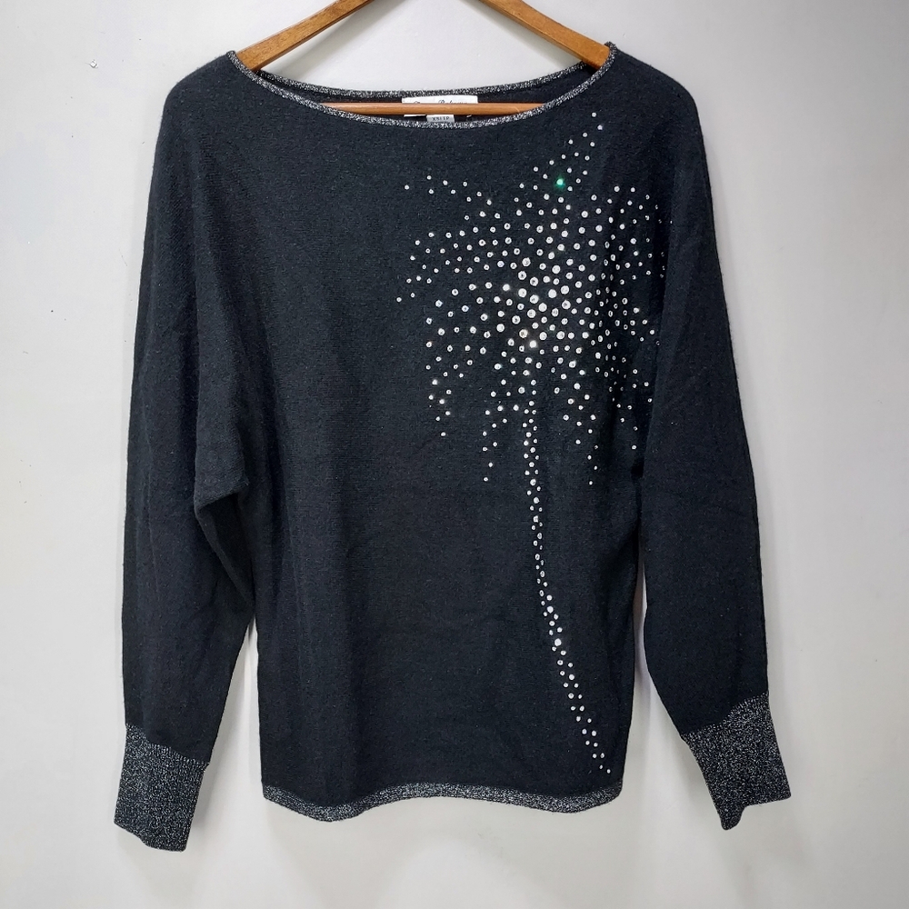 Tommy Bahama Serena Crystal Palm Dolman Sweater